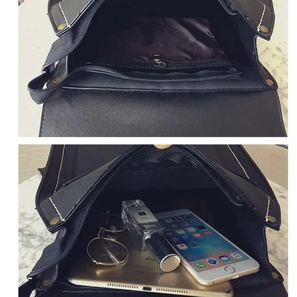 PU Leather Travel Convertible Backpack for Women - Picture 3 of 8